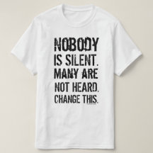 Nobody is Silent Caps (White)