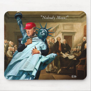 "Nobody Move!" Mouse Mat