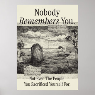 Nobody Remembers You Poster