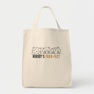 Nobody's Purr-fect Tote Bag