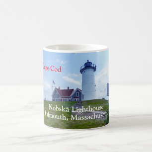 Nobska Lighthouse Cape Cod MA Coffee Mug