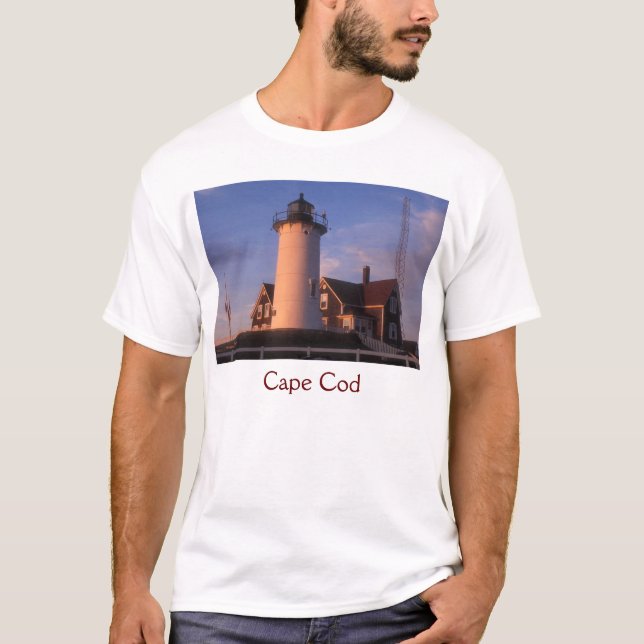 Nobska Lighthouse, Cape Cod T-Shirt (Front)