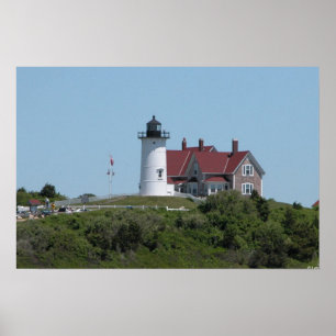 Nobska Lighthouse in Falmouth Poster