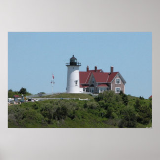 Nobska Lighthouse in Falmouth Poster