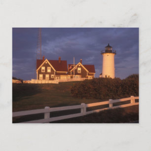 Nobska Lighthouse, Woods Hole, Cape Cod Postcard