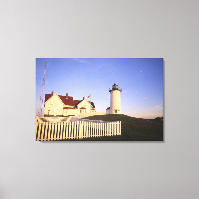 Nobska Lighthouse, Woods Hole, Massachusetts Canvas Print (Front)
