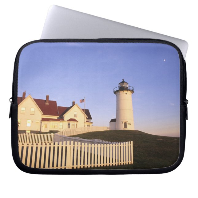 Nobska Lighthouse, Woods Hole, Massachusetts Laptop Sleeve (Front)
