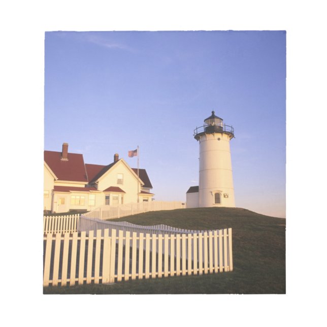 Nobska Lighthouse, Woods Hole, Massachusetts Notepad (Front)