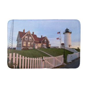 Nobska Point Lighthouse, Cape Cod Massachusetts Bath Mat