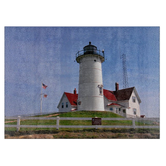 Nobska Point Lighthouse Cutting Board (Front)