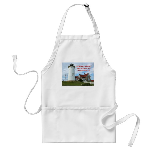 Nobska Point Lighthouse, Mass Cooking Apron (Front)