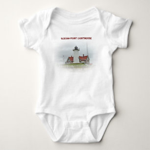 Nobska Point Lighthouse Series Baby Bodysuit