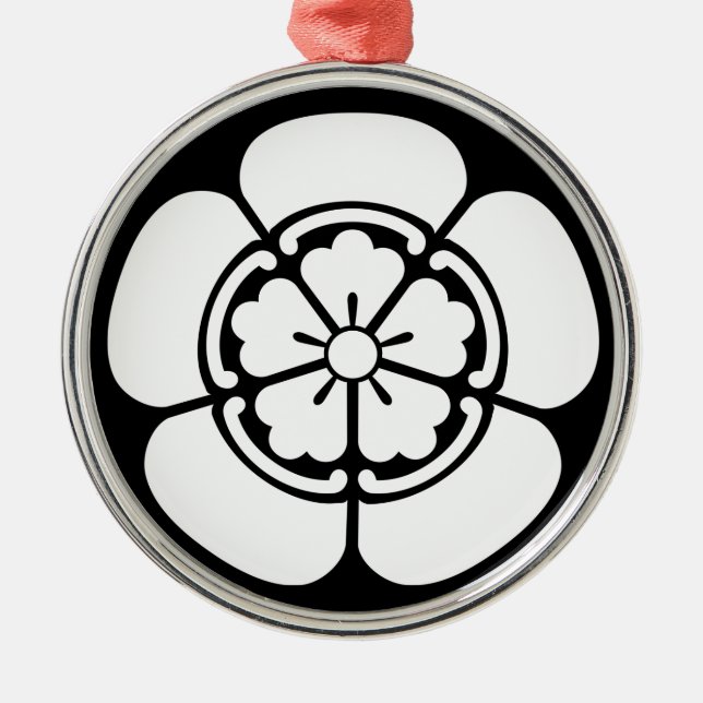 Nobunaga Oda Metal Tree Decoration (Front)