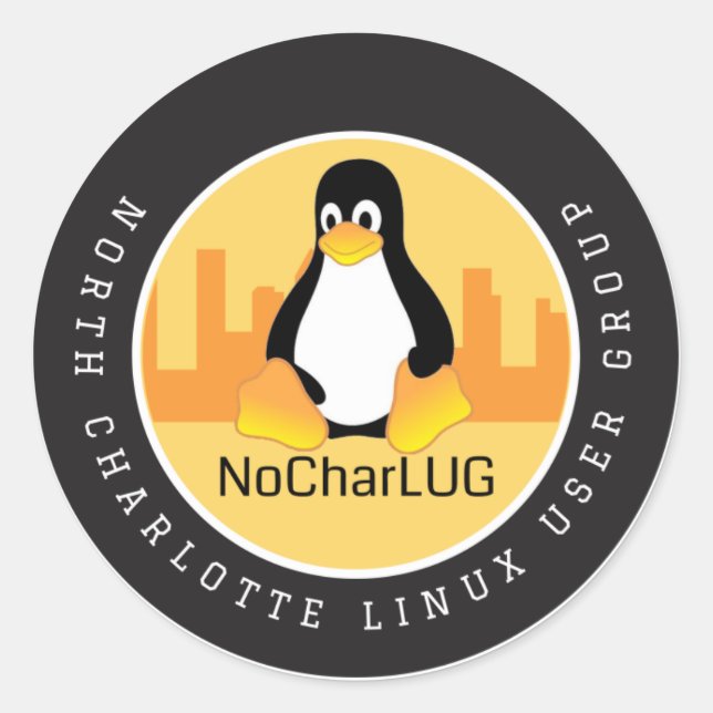 NoCharLUG Sticker (Front)
