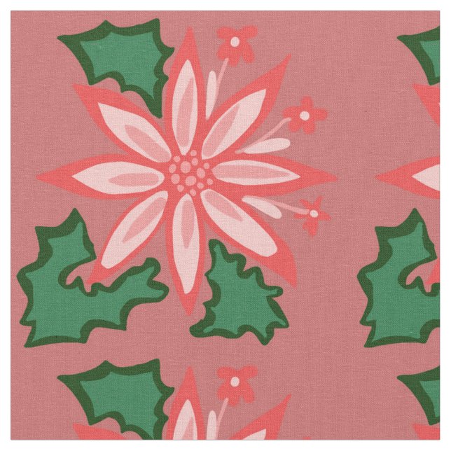 NOCHE BUENA PATTERN FABRIC (Close Up)