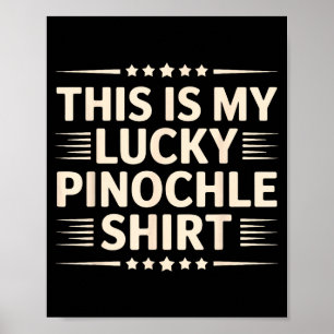 Nochle Art For Men Women Kids Playing Cards Nochle Poster