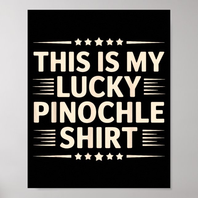 Nochle Art For Men Women Kids Playing Cards Nochle Poster (Front)