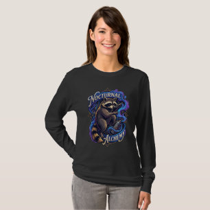Nocturnal Alchemy Racoon Long Sleeve T-Shirt