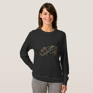 Nocturnal Alchemy Racoon Long Sleeve T-Shirt