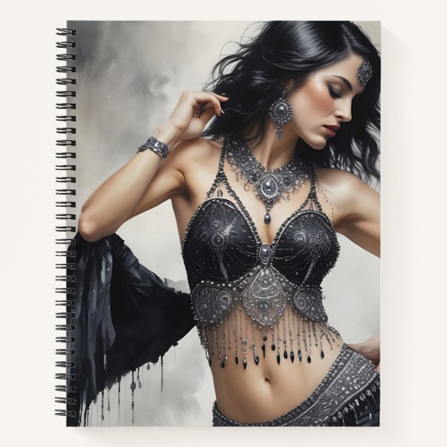 Nocturnal Belly Dancer Notebook (Front)