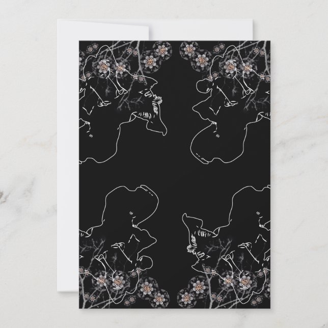 Nocturnal bloom invitation (Front)