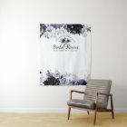 Nocturnal Floral Bridal Shower Photo Prop Backdrop