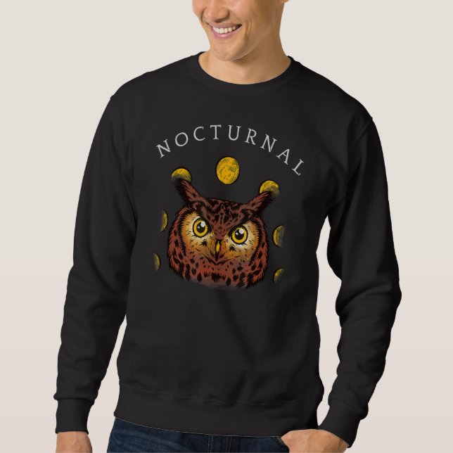 Nocturnal Owl Sweatshirt (Front)