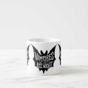 Nocturnal Revelry: Vampire's Halloween Bash Espresso Cup