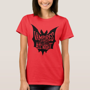 Nocturnal Revelry: Vampire's Halloween Bash T-Shirt