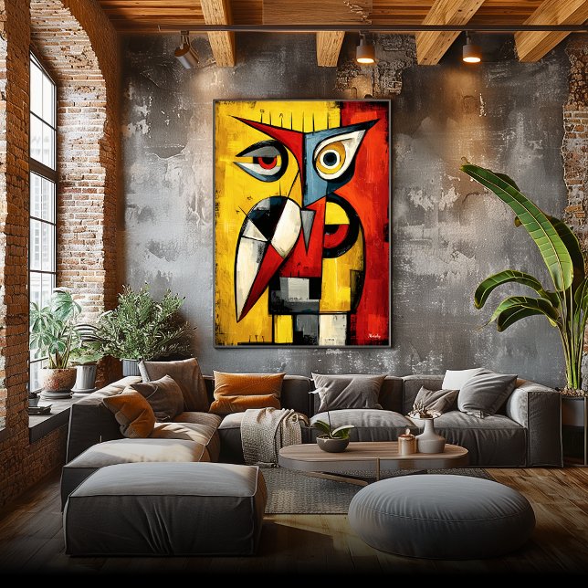 Nocturnal Signal  Contemporary Abstract Expression Poster (Creator Uploaded)