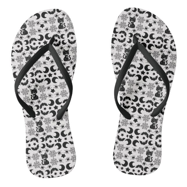 Nocturnal Whimsy Flip Flops (Footbed)