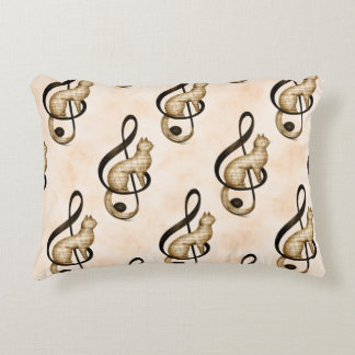 Nocturne A study in music and silence Decorative Cushion
