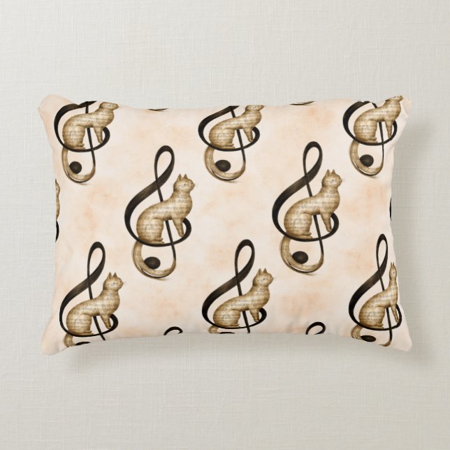 Nocturne  A study in music and silence Decorative Cushion (Front)