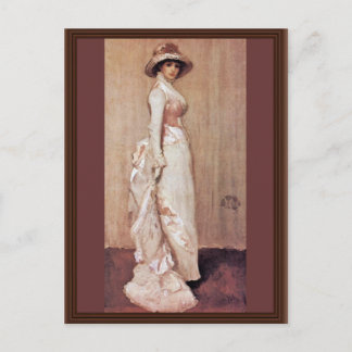 Nocturne In Pink And Grey Portrait Of Lady Meux By Postcard