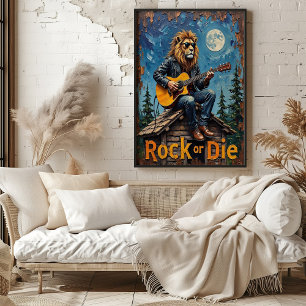 Nocturne Rock: Rooftop King Poster