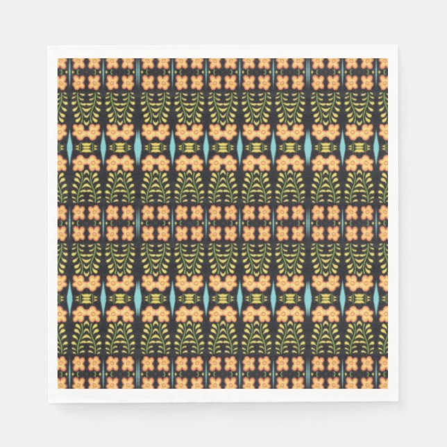 NOCTURNE Standard Luncheon Paper Napkins (Front)