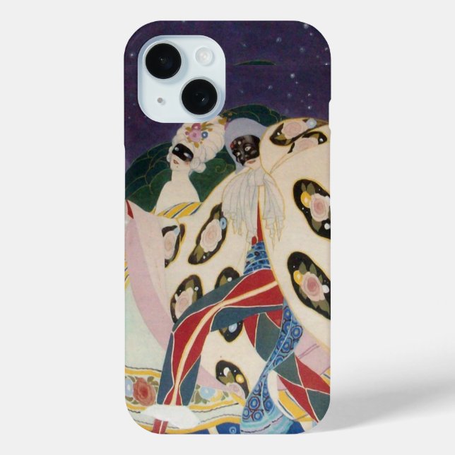 NOCTURNE WITH MASKS / Venetian Masquerade Case-Mate iPhone Case (Back)
