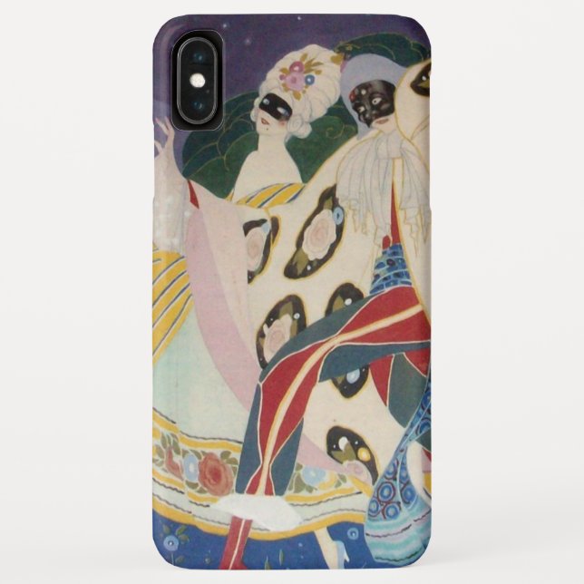 NOCTURNE WITH MASKS / Venetian Masquerade Case-Mate iPhone Case (Back)