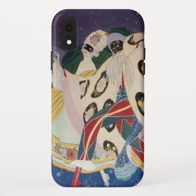NOCTURNE WITH MASKS / Venetian Masquerade Case-Mate iPhone Case (Back)