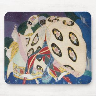 NOCTURNE WITH MASKS / Venetian Masquerade Mouse Mat