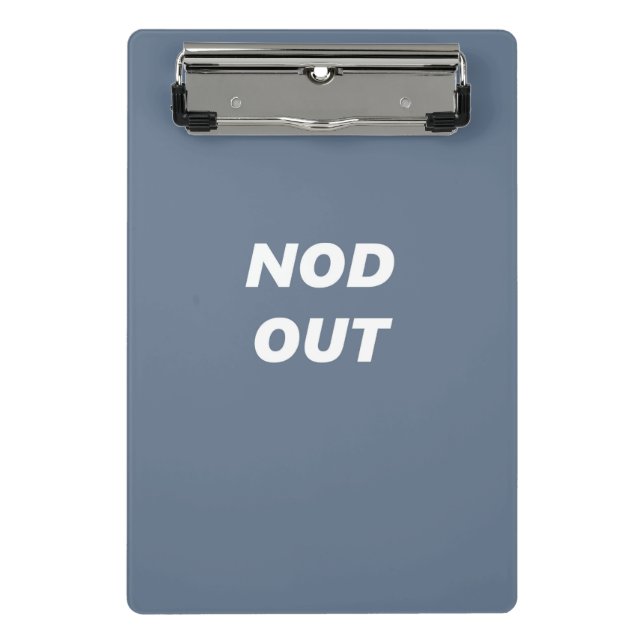 NOD OUT Mini Clipboard (Front)