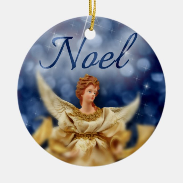 Noel Angel Christmas Ornament (Front)