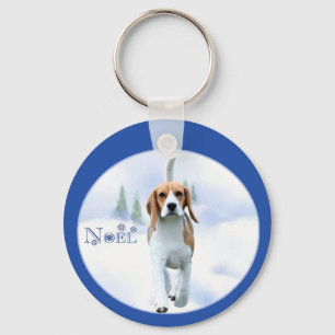 Noel Beagle Keychain