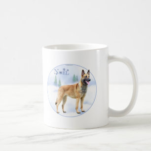 Noel Belgian Malinois Coffee Mug
