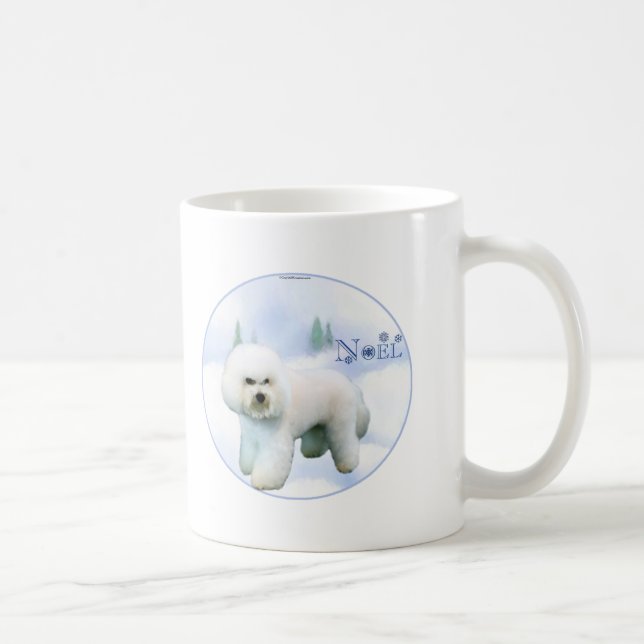 Noel Bichon Frise Coffee Mug (Right)