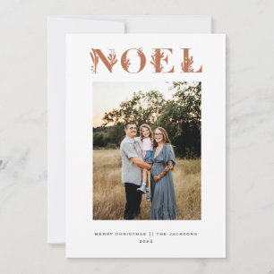 Noel Boho Religious Christmas Holiday Card