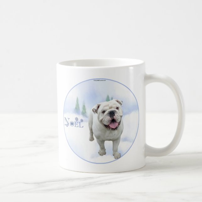 Noel Bulldog Mug (Right)
