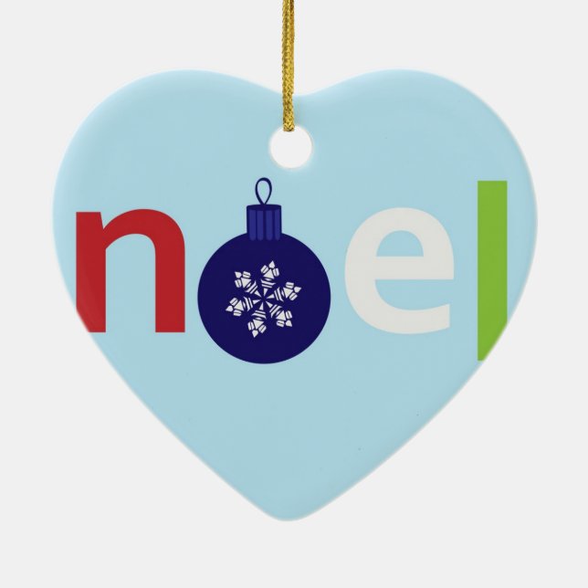 Noel Ceramic Tree Decoration (Back)