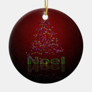 Noel Christmas Ceramic Tree Decoration