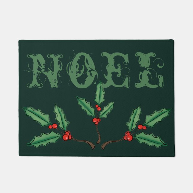 Noel Christmas Doormat  (Front)